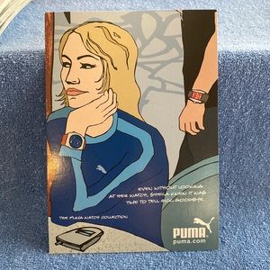 Puma Watches Postcard GoCard Ad